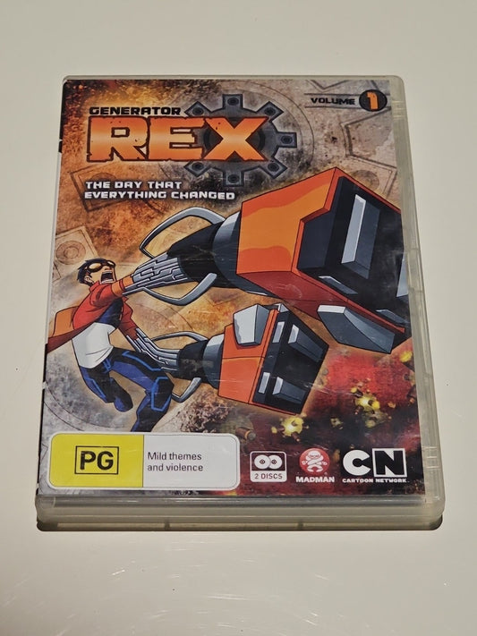 Generator Rex Volume 1 : Madman, Cartoon Network Dvd case (Image 1) — Second-Hand