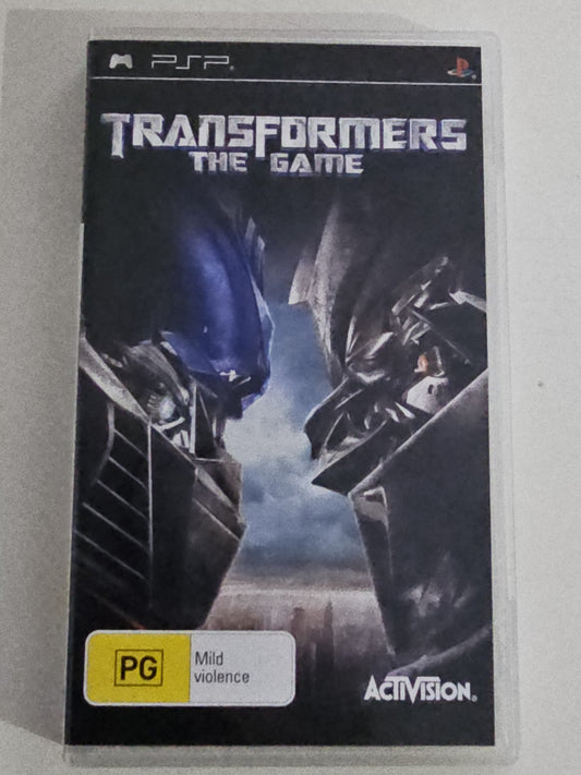 Transformers The Game (Sony PSP, 2007) Complete with Manual – Tested Working VGC PSP cover photo (Image 1) — Tested