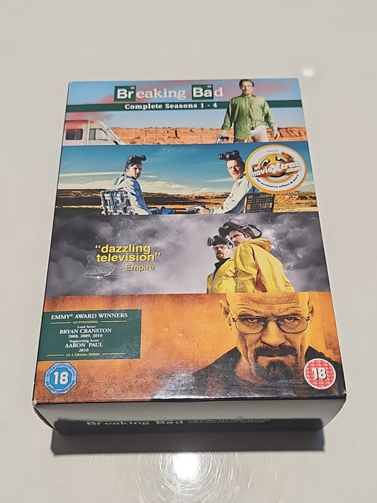 *Complete* Breaking Bad - Complete Series 1-4 DVD Box Set 15 Discs Dvd case (Image 1) — Second-Hand