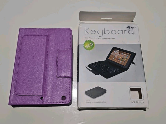 KEYBOARD Version 3.0 Protective Leather Case For iPad Mini w/ Built-in Keyboard product photo (Image 1) — Second-Hand