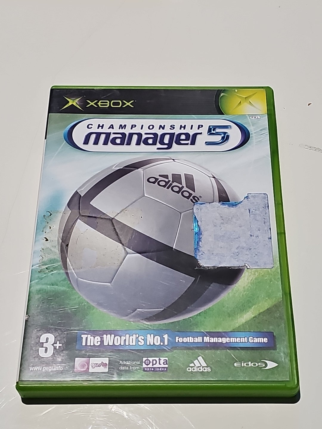 Shield 5 CHAMPIONSHIP Manager football Xbox Classic Pal Eng - Complete cover photo (Image 1) — Second-Hand