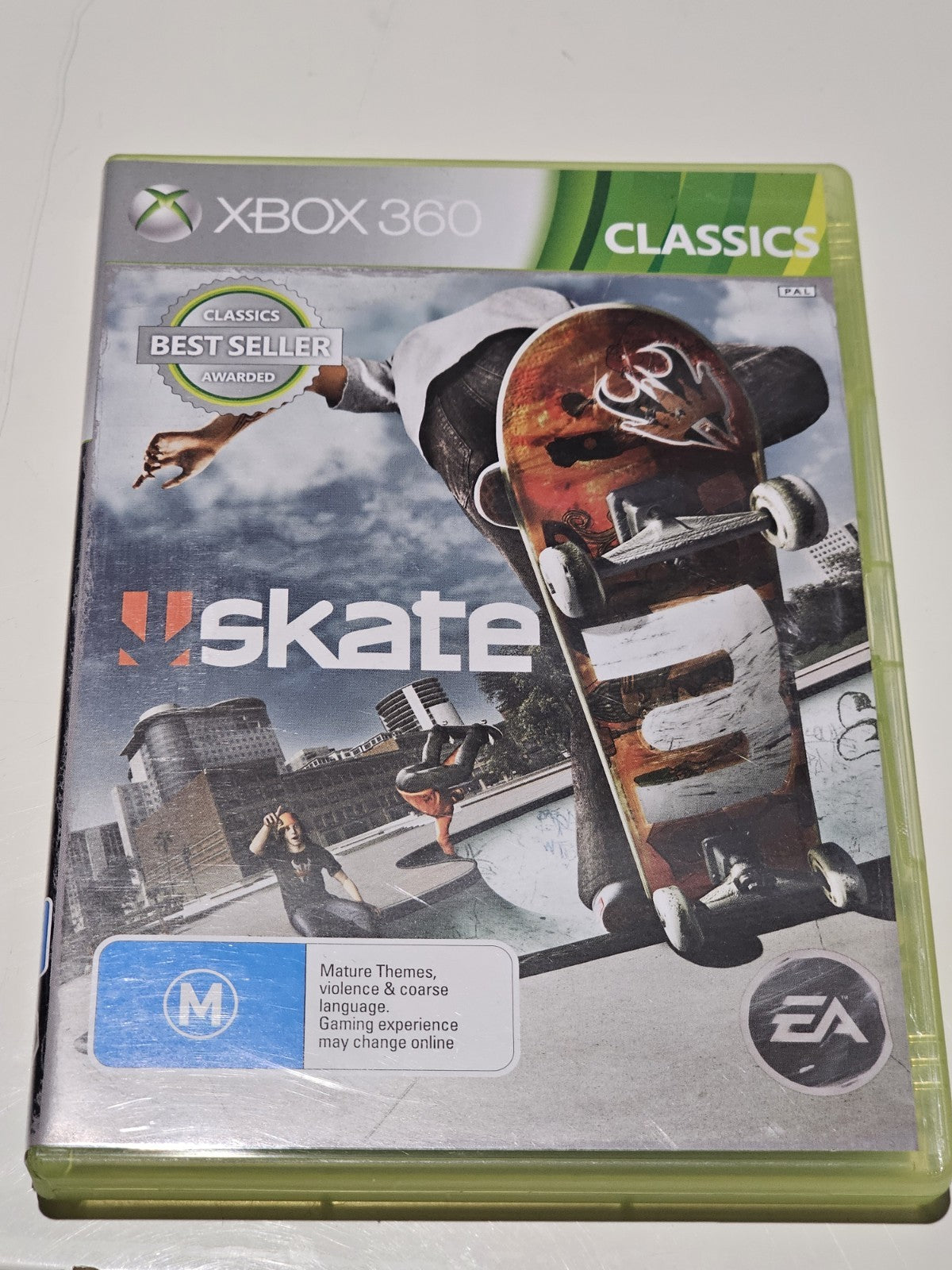 Skate 3 (Xbox 360, 2010) EA Sports Complete with manual Classics Tested Aus 🇦🇺 XBOX 360 cover photo (Image 1) — Second-Hand