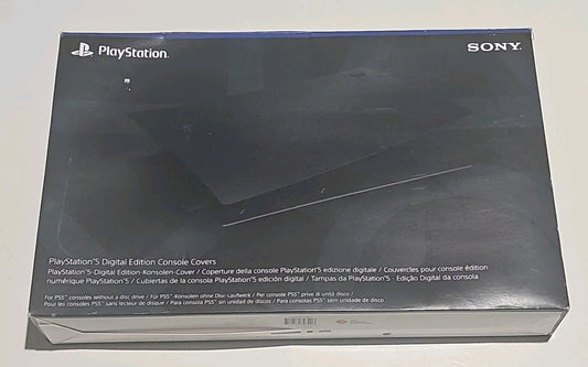 Genuine Sony PS5 Digital Edition - Cover - Midnight Black - Brand New In Box product photo (Image 1) — Brand New (Sealed or L