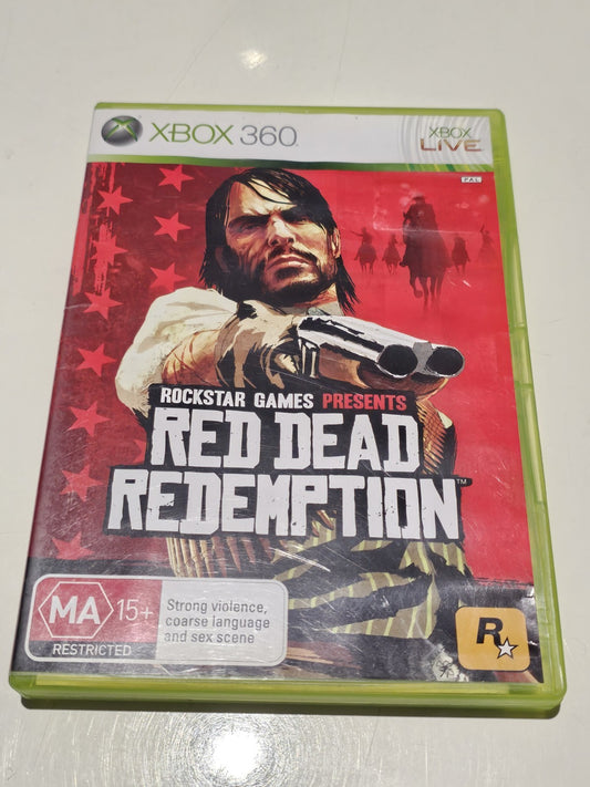 Red Dead Redemption (Microsoft Xbox 360, 2010) XBOX 360 cover photo (Image 1) — Second-Hand