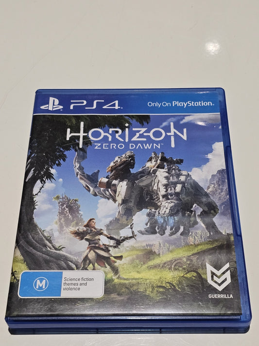 Horizon Zero Dawn (PlayStation 4, 2017) - Good Condition - Tested cap/hat front (Image 1) — Second-Hand