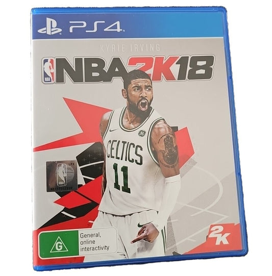 NBA 2K18 (Kyrie Irving) PS4 Sony PlayStation - Including Manual PS4 cover photo (Image 1) — Second-Hand