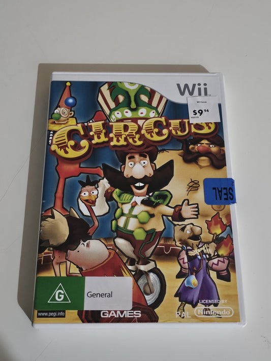 Security Sealed - Circus - Nintendo Wii WII cover photo (Image 1) — Brand New (Sealed or Like New)
