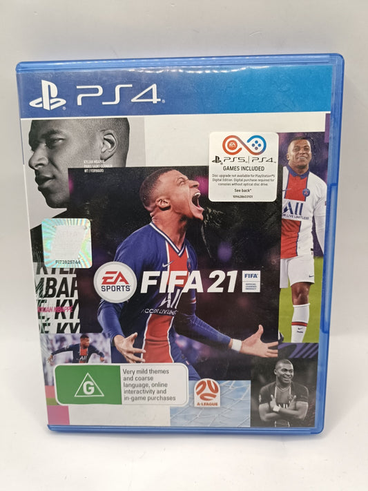 FIFA 21 PS4 Game PS4 cover photo (Image 1) — Second-Hand