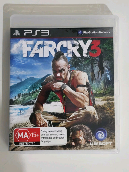 Far Cry 3 - PlayStation 3 (PS3) Game With Manual - VGC PS3 cover photo (Image 1) — Second-Hand