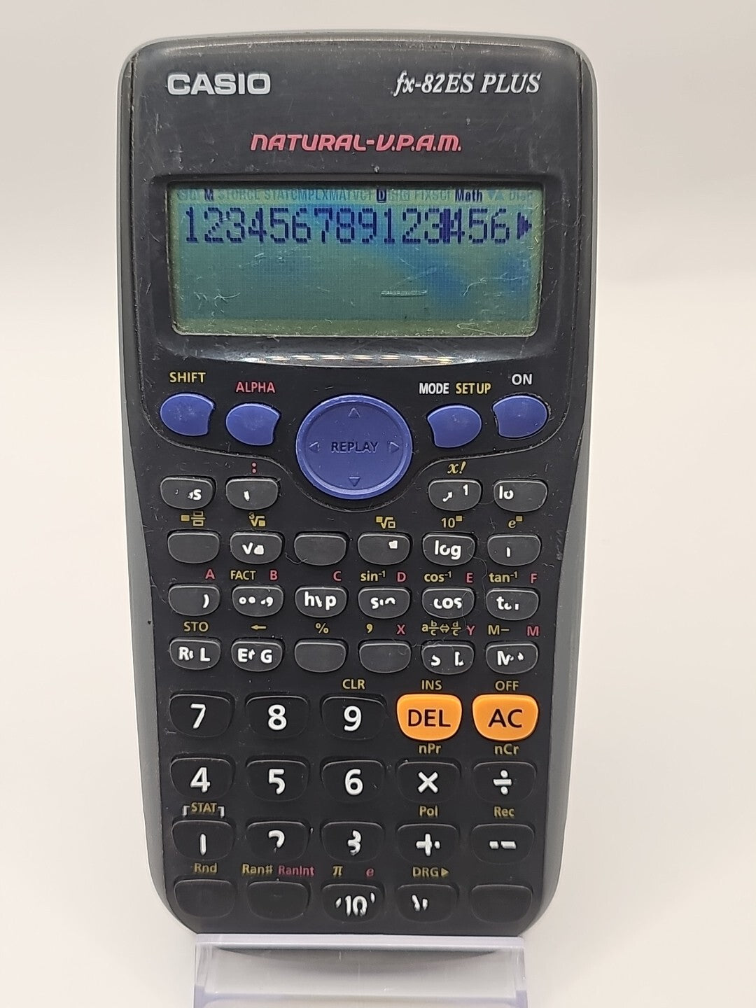 Casio FX82AU PLUS II Scientific Calculator (used) working product photo (Image 1) — Second-Hand