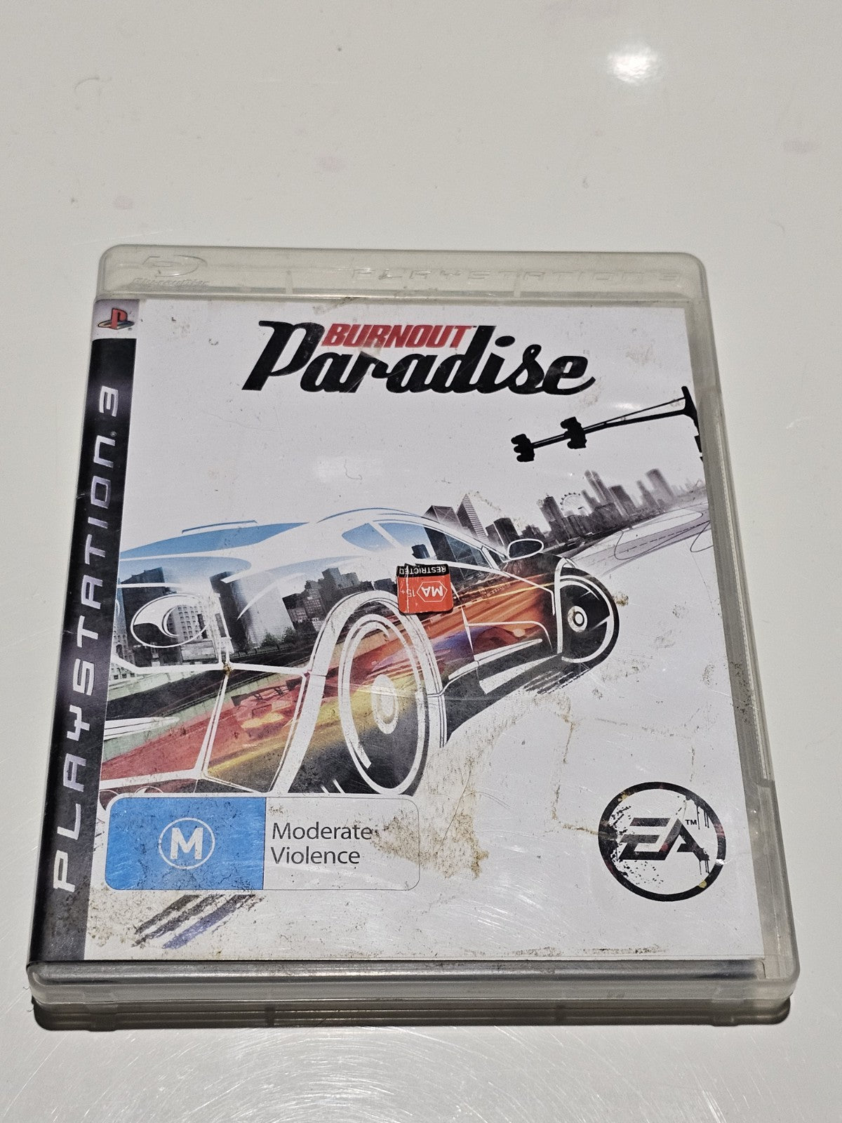 Burnout Paradise - Sony PlayStation 3 - PS3 Game With Manual PS3 cover photo (Image 1) — Second-Hand