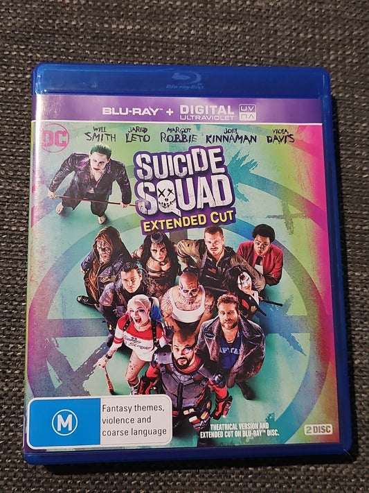 Suicide Squad (Blu-ray, 2016) Blu-Ray case (Image 1) — Second-Hand
