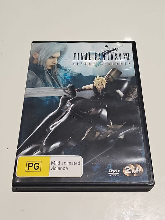 Final Fantasy VII 7: Advent Children PAL DVD Region 4 (2-Discs) 2006. Dvd case (Image 1) — Second-Hand