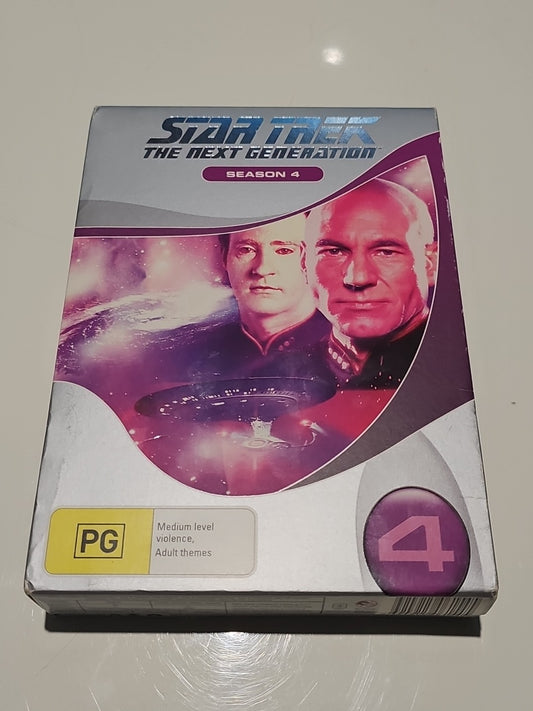 Star Trek Next Generation : Season 4 | (DVD, 1992) Dvd case (Image 1) — Second-Hand