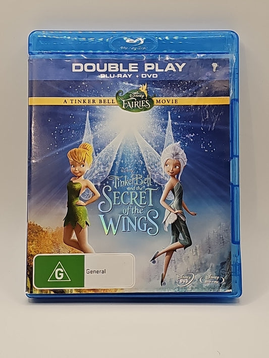TinkerBell And The Secret Of The Wings | Blu-ray + DVD (Blu-ray, 2012) Blu-Ray case (Image 1) — Second-Hand