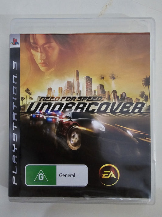 Need for Speed Undercover PS3 (Sony Playstation 3) Complete with Manual. PS3 cover photo (Image 1) — Preowned