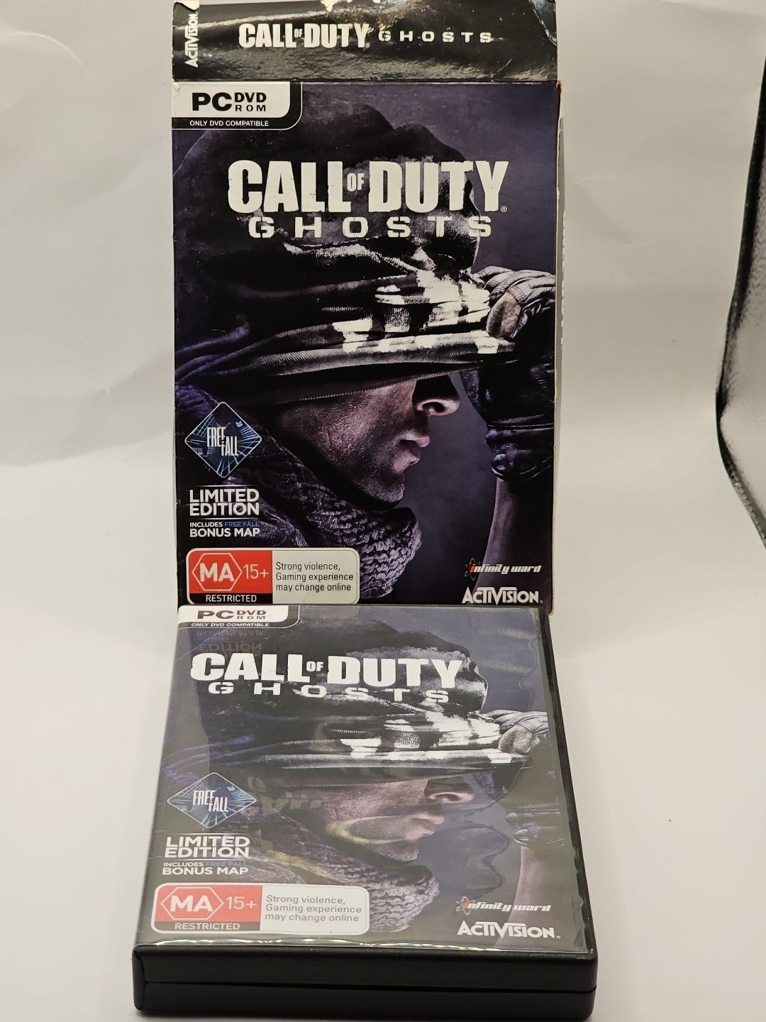 PC Call Of Duty Ghosts DVD-ROM Aus PAL Complete With Slip COD Limited Edition Dvd case (Image 1) — Second-Hand