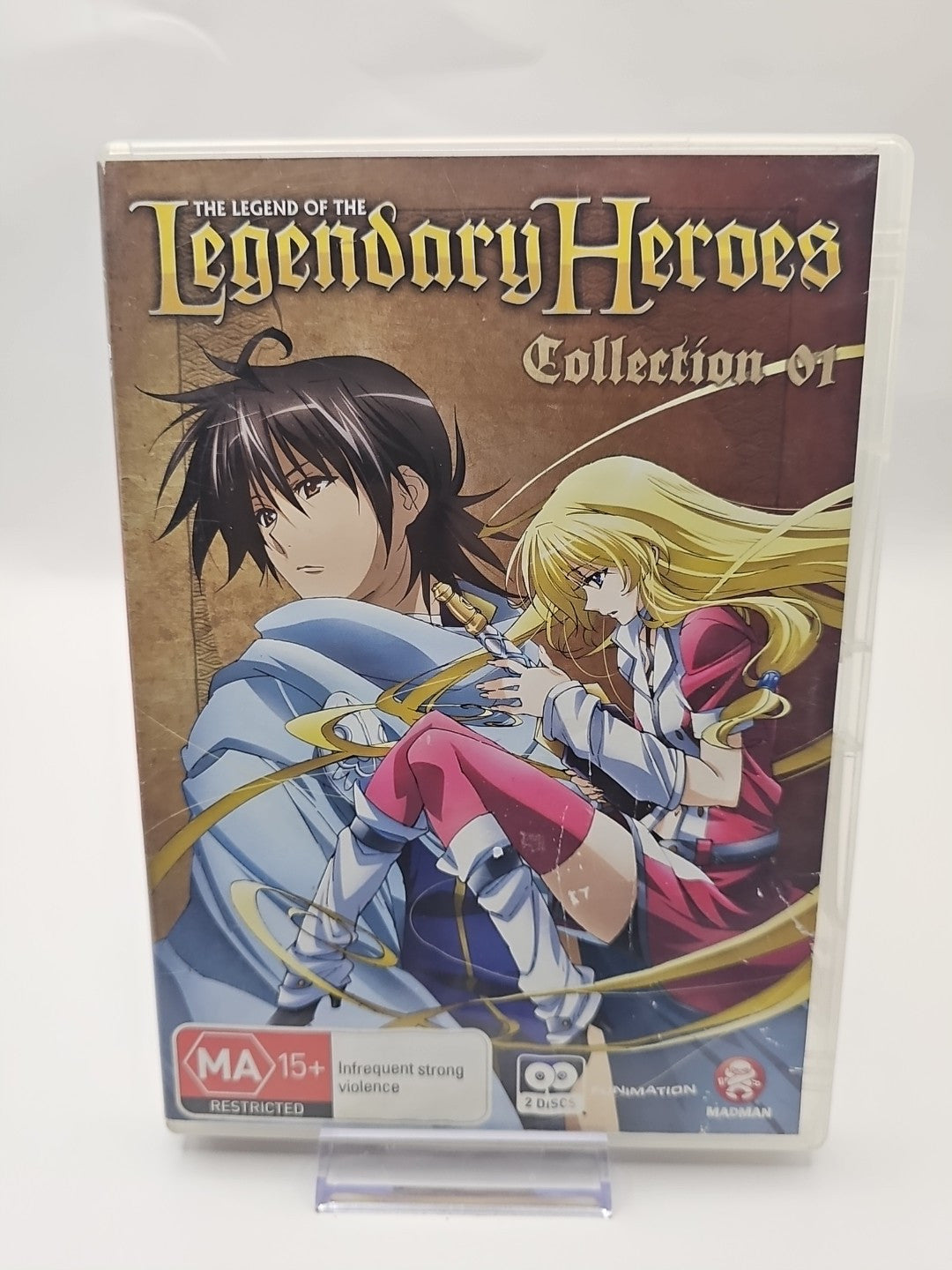 The Legend Of The Legendary Heroes - Collection 01 - (DVD Region 4 Anime) Dvd case (Image 1) — Second-Hand