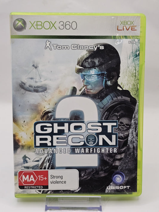 Tom Clancy's Ghost Recon Advanced Warfighter 2 - Xbox 360 - Tested & Working XBOX 360 cover photo (Image 1) — Second-Hand