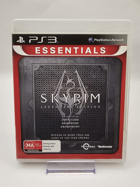 The Elder Scrolls V Skyrim Legendary Edition (PlayStation 3 PS3) PS3 cover photo (Image 1) — Second-Hand