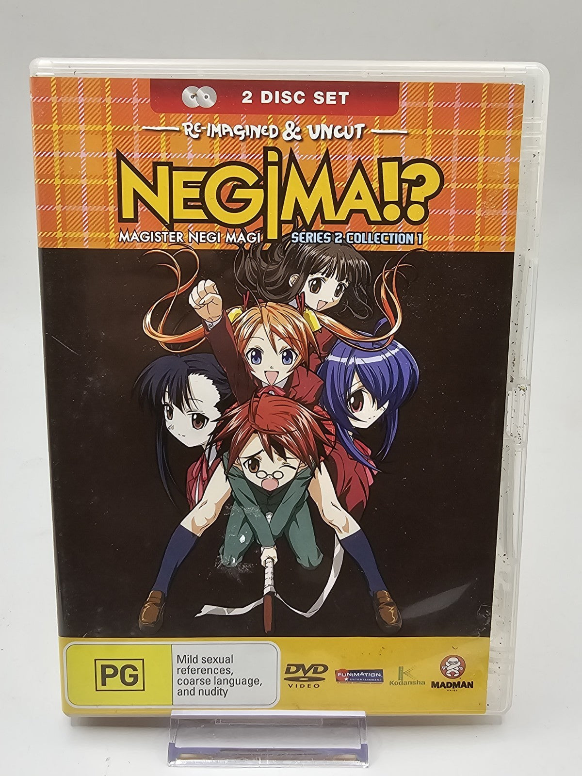 Negima!? Series Two, Collection One (DVD, 2 Discs) Dvd case (Image 1) — Second-Hand