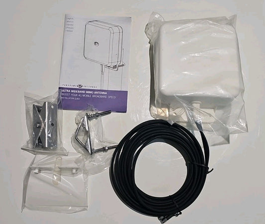 Panorama WMMG-7-27-5SP 2x LTE MIMO Wall Mount Antenna w/ 16Feet Cable White product photo (Image 1) — Second-Hand
