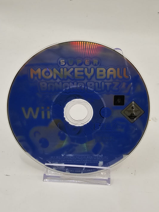 Super Monkey Ball Banana Blitz Nintendo Wii Disc Only WII cover photo (Image 1) — Second-Hand