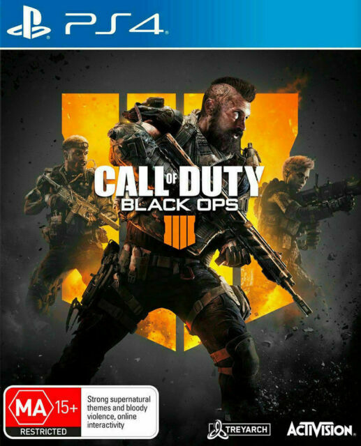 Call Of Duty Black OPS 4 (PlayStation 4, 2018) Good Condition - Tested cap/hat front (Image 1) — Second-Hand