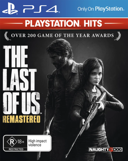 The Last of Us Remastered (PlayStation 4, 2018) - Good Condition - Tested cap/hat front (Image 1) — Second-Hand
